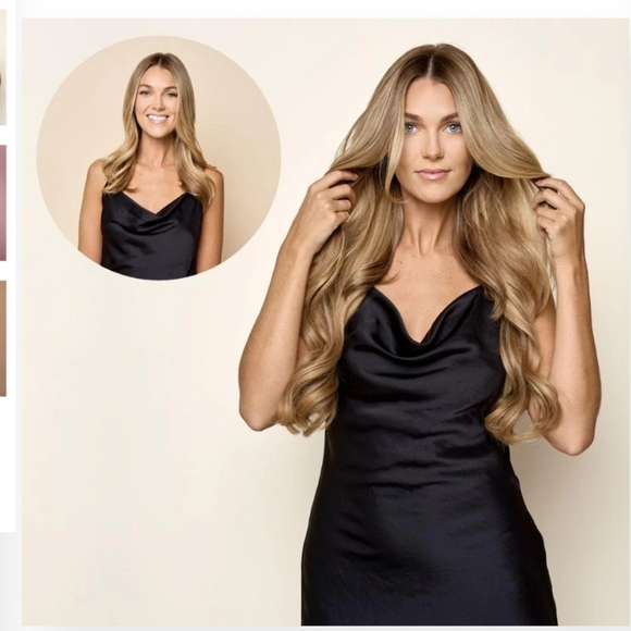 BEST BOMBAY seamless Thinning Hair Fill-ins Ash Brown 8 extentions - Picture 3 of 8